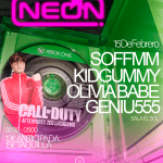 NEÓN: AFTERPARTY TEO LUCADAMO: Soffmm  + Kid gummy + Olivia Babe+ Geniu555