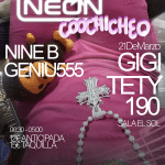Neon StarClub: Nine B + Geniu555 + Tety + Gigi