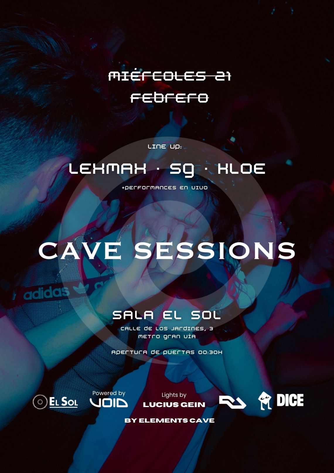 CAVE SESSIONS:  LexMax + Kloe + SG