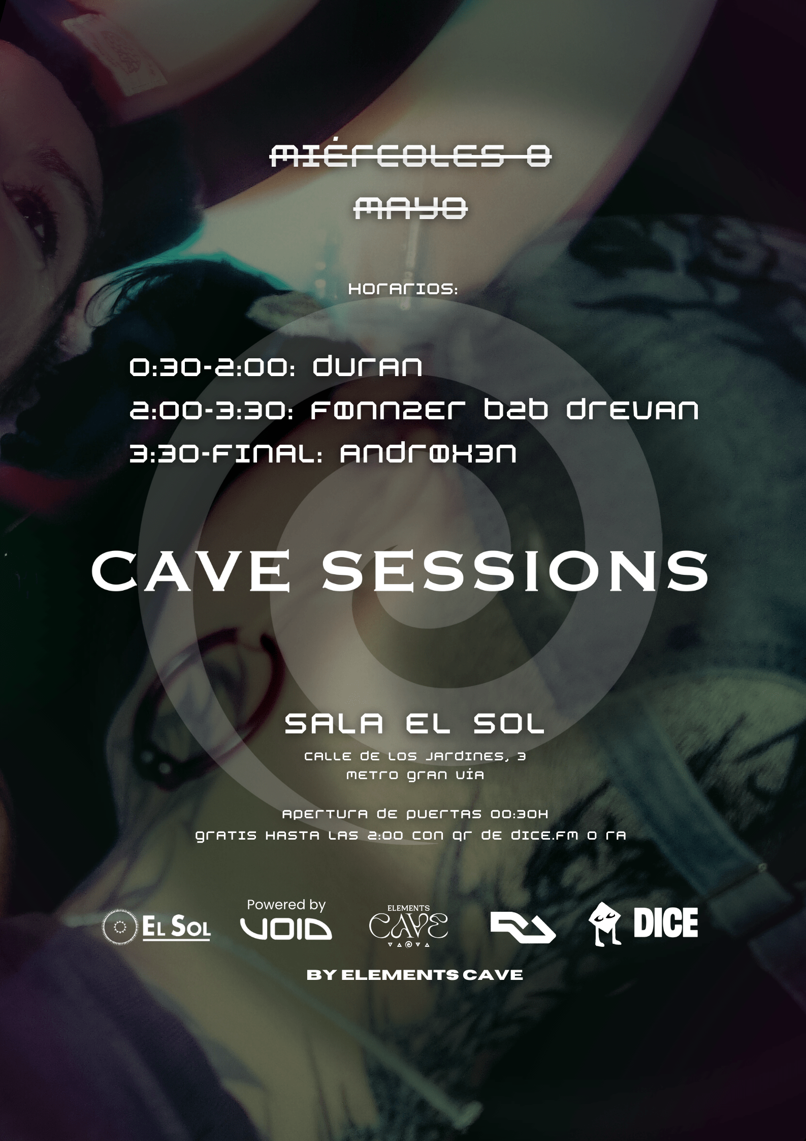 Cave Sessions: Fonnzer b2b Drevan + Duran + Andrøx3n