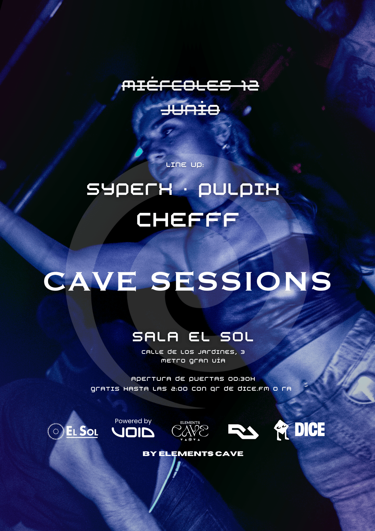 Cave Sessions:  Syperx + Pulpix + CHEFFF