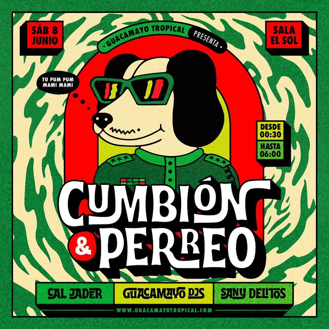 Cumbión y Perreo Con Cal Jader + Sany Delitos + Guacamayo DJs