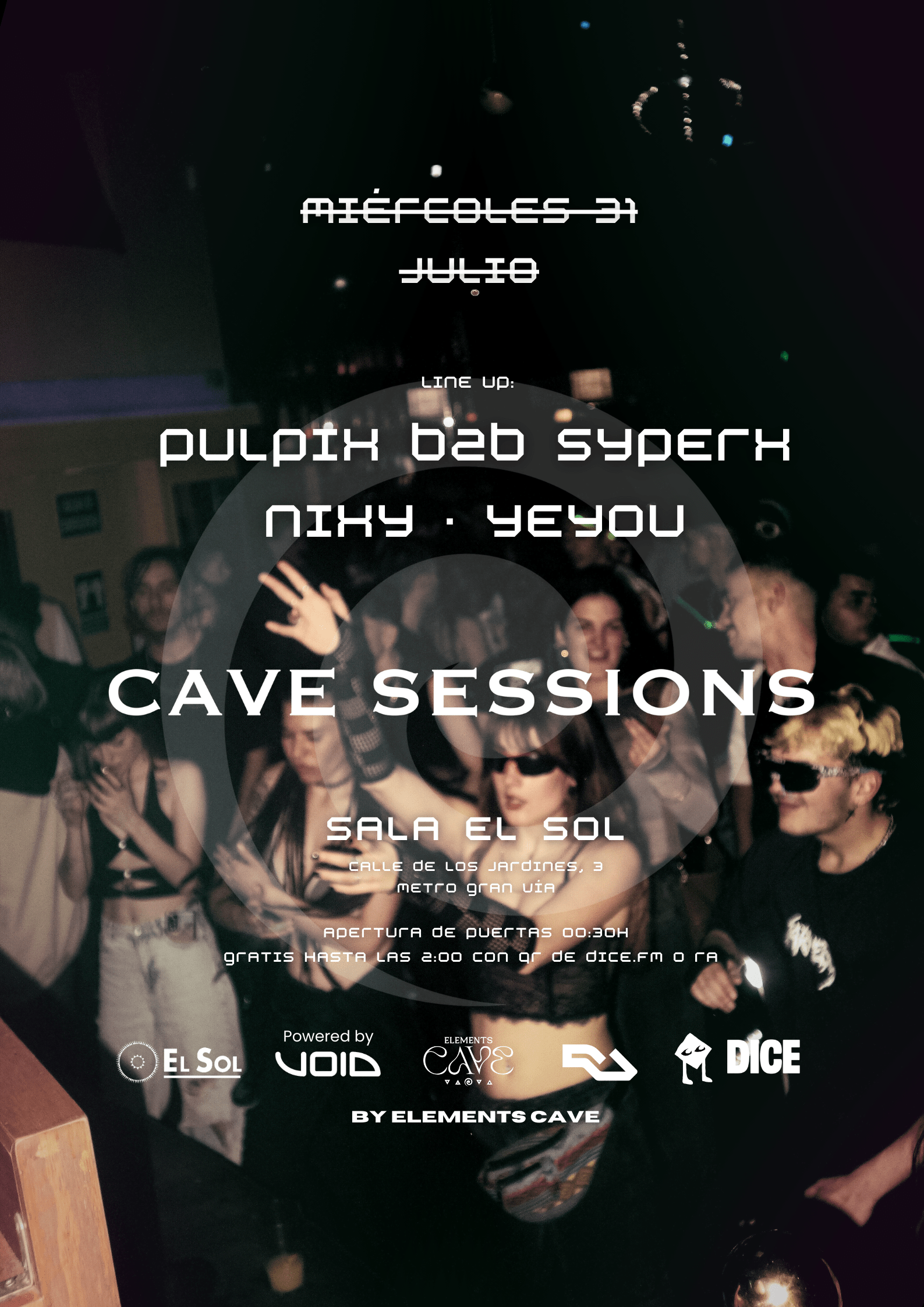 Cave Sessions: Pulpix b2b Syperx, Nixy, Yeyou