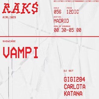 Raks Club: Carlota + Gigi284 + Katana + Vampi