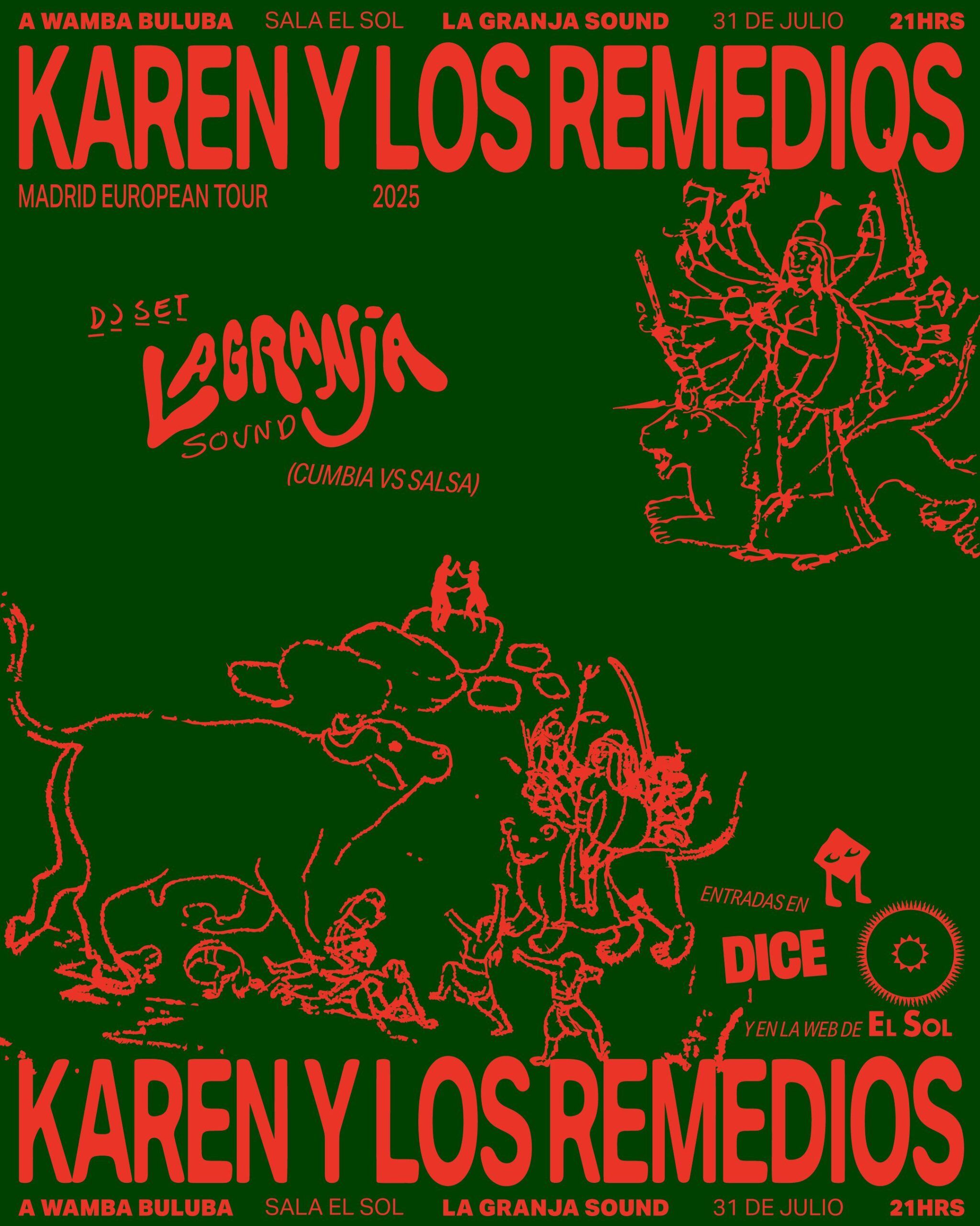KAREN Y LOS REMEDIOS - CANCELADO
