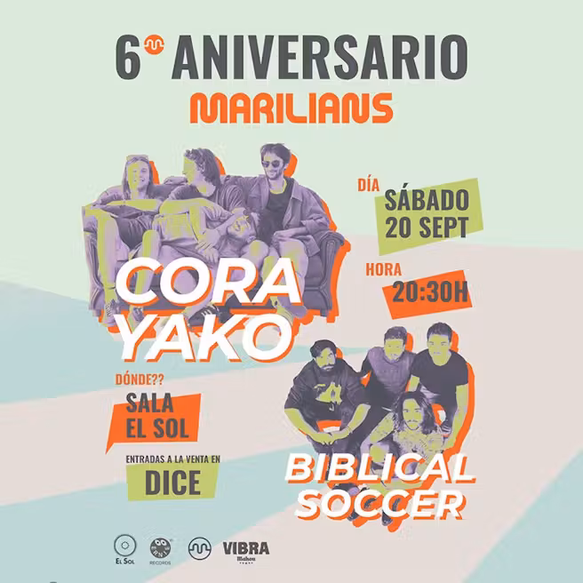 CORA YAKO + BIBLICAL SOCCER [6º Aniversario Marilians Records]