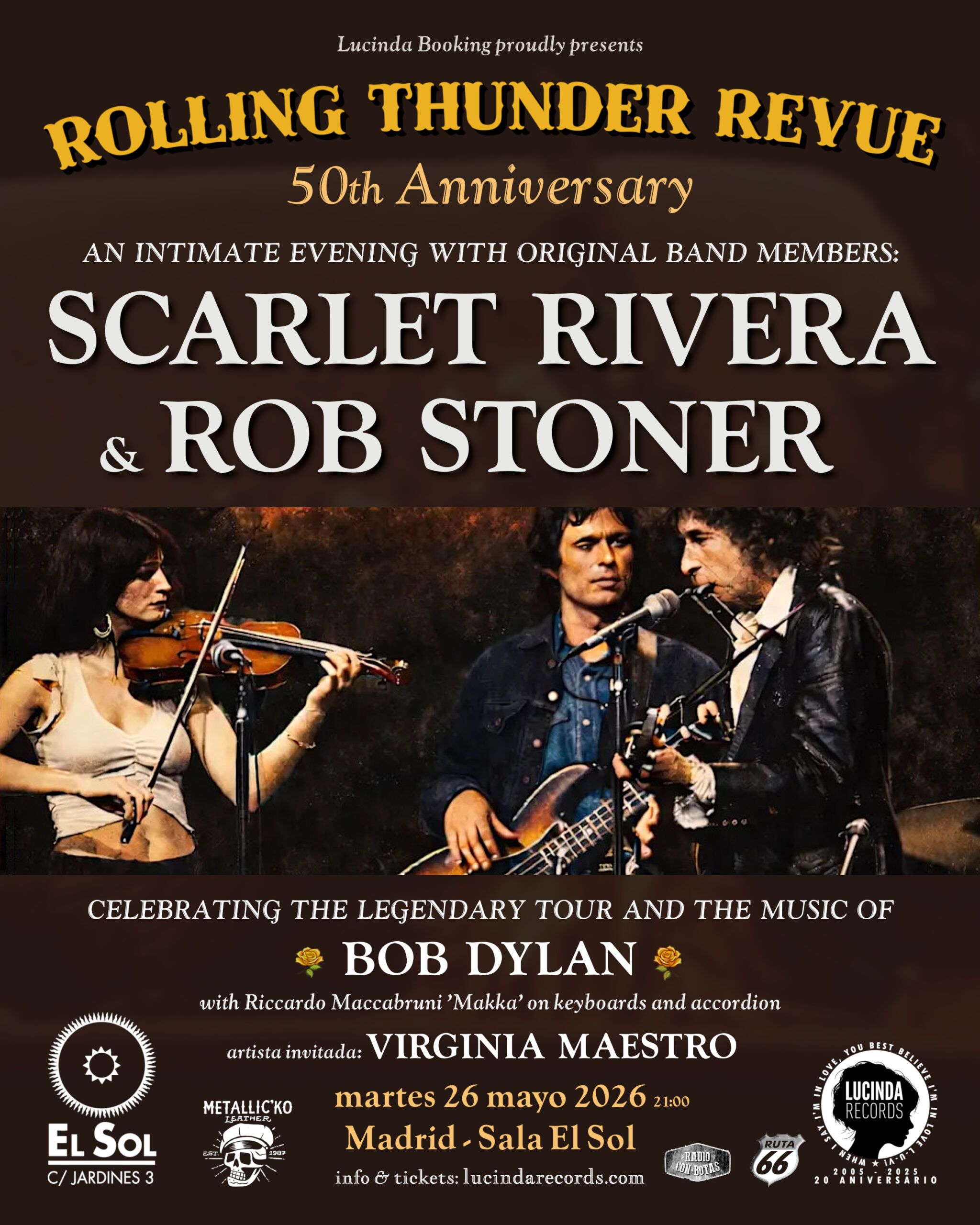 SCARLET RIVERA & ROB STONER + VIRGINIA MAESTRO