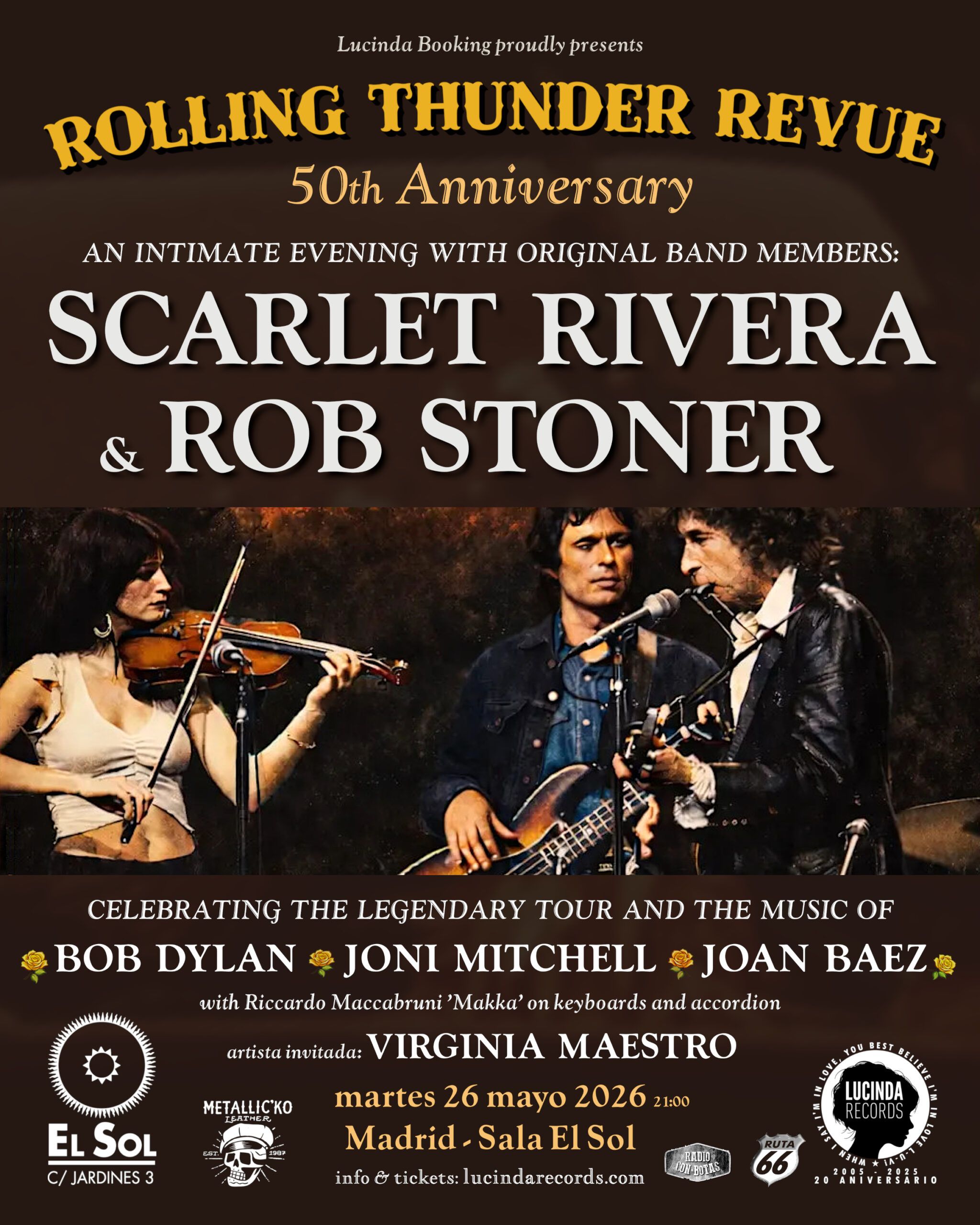 SCARLET RIVERA & ROB STONER + VIRGINIA MAESTRO