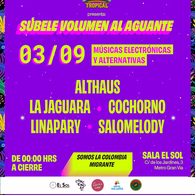 Guacamayo Tropical presenta: Súbele Volumen al Aguante (CLUB)