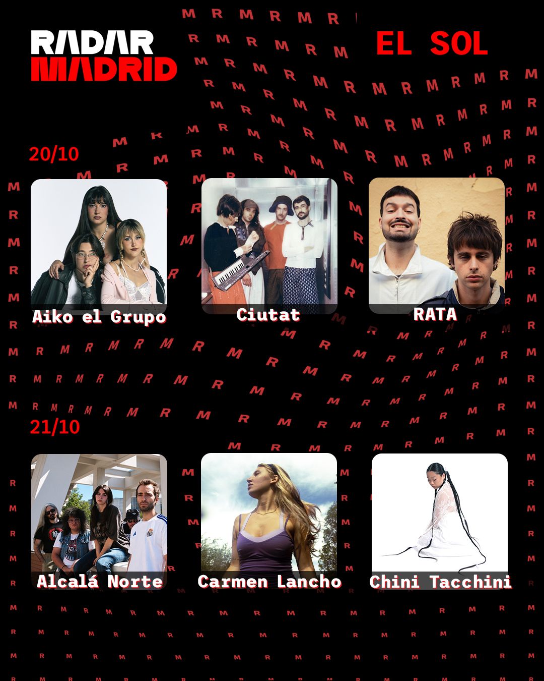 RADAR MADRID: CIUTAT + RATA + AIKO EL GRUPO
