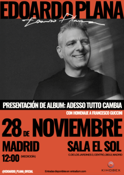 EDOARDO PLANA [Presentación de Adesso Tutto Cambia]