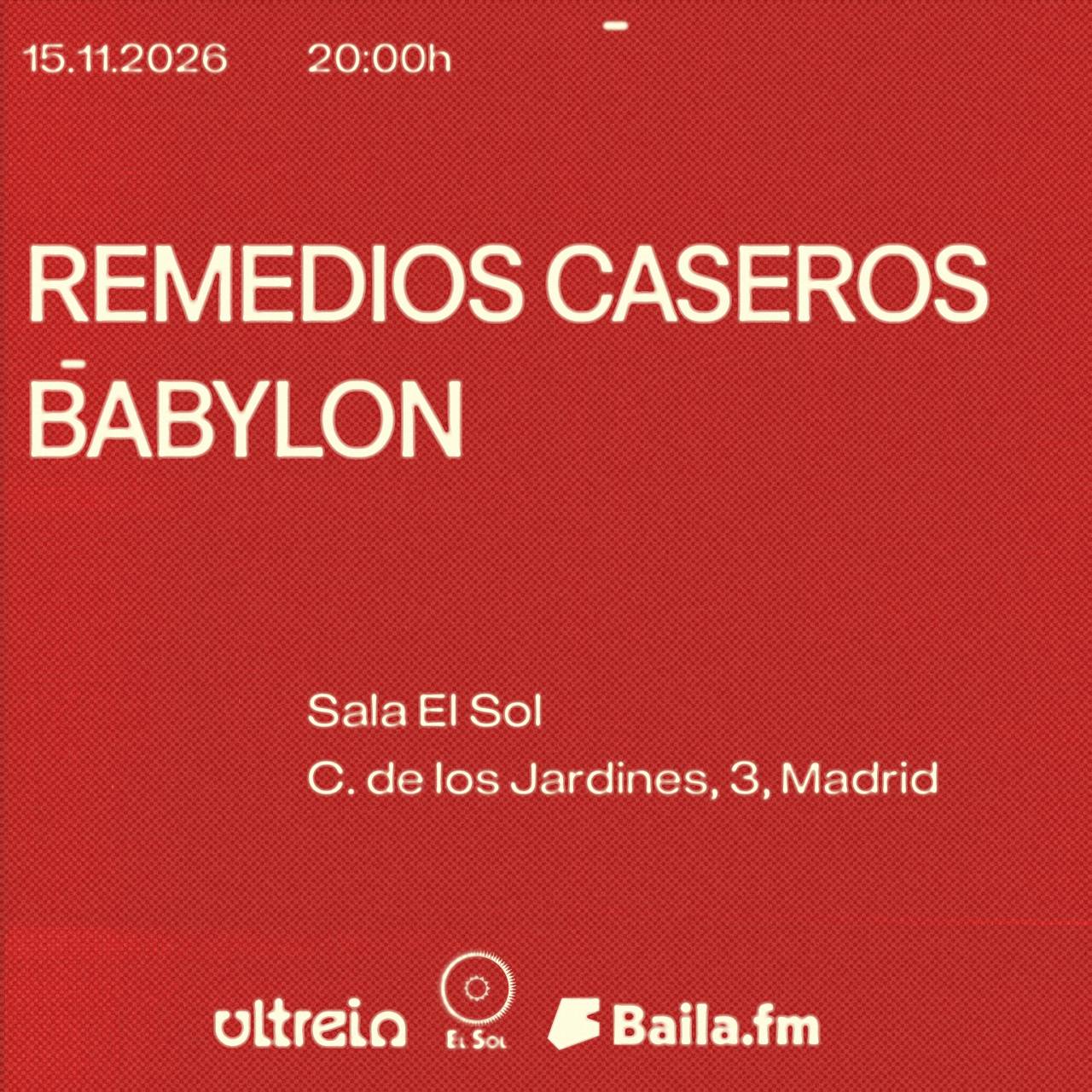 REMEDIOS CASEROS + BABYLON